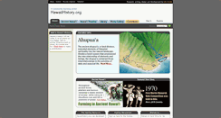 Desktop Screenshot of hawaiihistory.org